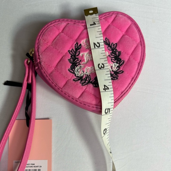 Juicy Couture Pink Heart Wristlet - Picture 7 of 7